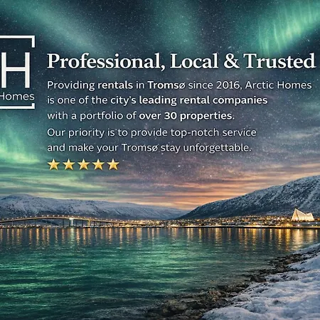 Апартаменты For Groups & Families, Free Parking, Amazing View By Arctic Homes Тромсё