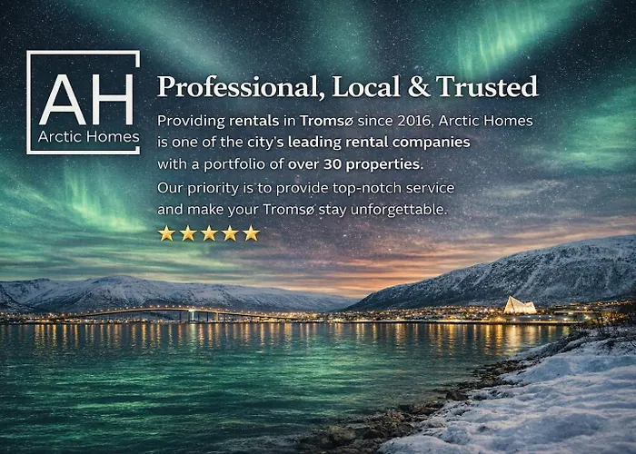 Apartamento For Groups & Families, Free Parking, Amazing View By Arctic Homes Tromsø